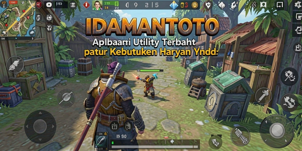 Tangkapan layar utama IDAMANTOTO menampilkan antarmuka aplikasi Utility yang intuitif.