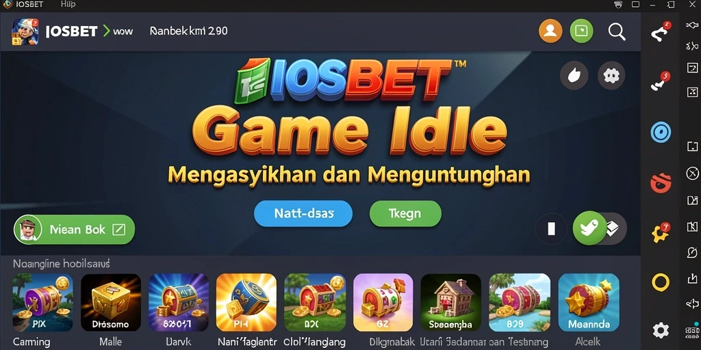 Tampilan gameplay dari IOSBET yang mengasyikkan dan menarik.