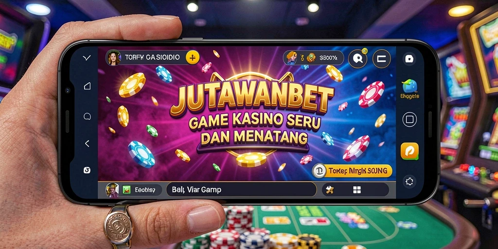 Tampilan menarik dari gameplay JUTAWANBET dengan berbagai permainan kasino.