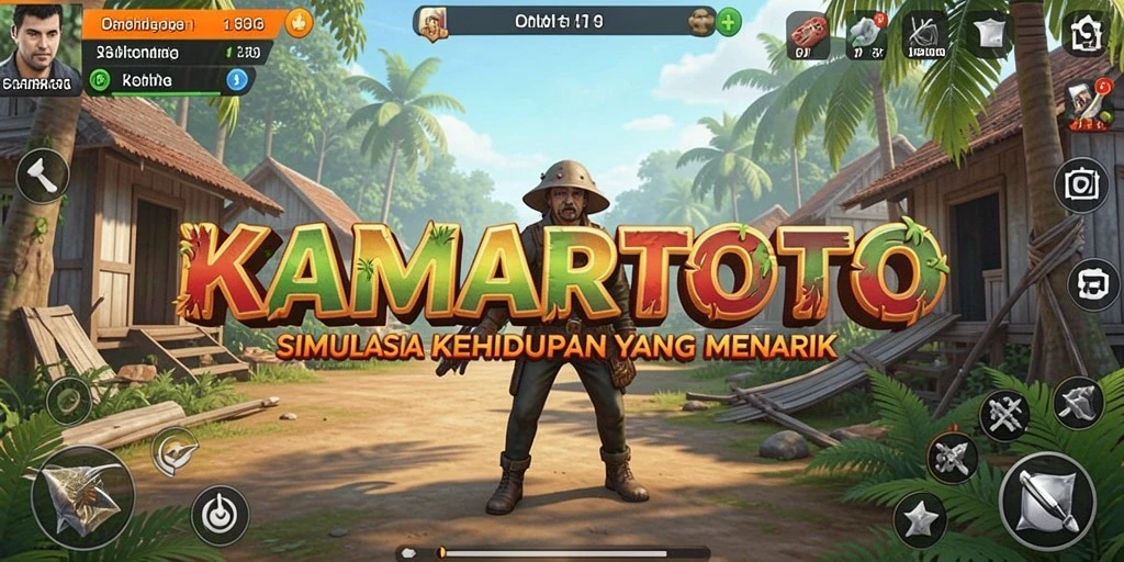 Tampilan gameplay KAMARTOTO yang menarik dan penuh warna.