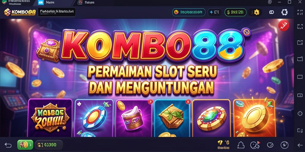 Tampilan menarik dari gameplay slot di KOMBO88.