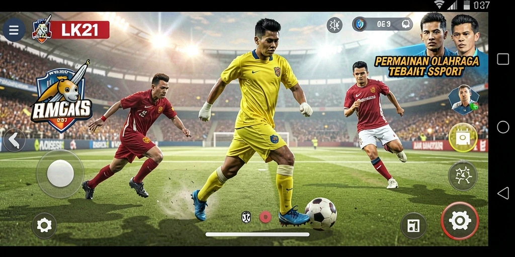 Tampilan menarik dari gameplay LK21 yang penuh aksi.
