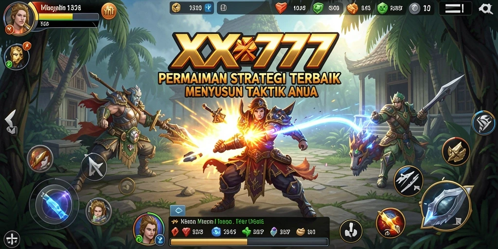 Tampilan gameplay XXX777 dengan visual yang memukau dan strategi yang mendalam.
